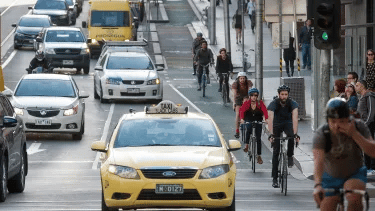 “Car parks out, footpaths and cycling lanes in”