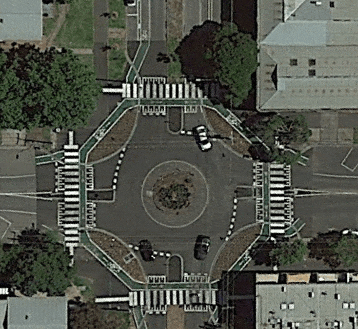 Safe System Snippet #89 – Moray Street Roundabout