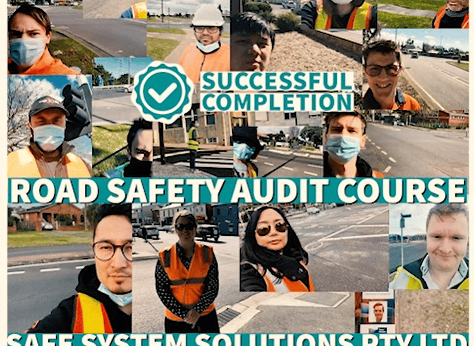 Successful Completion of the Road Safety Auditor course