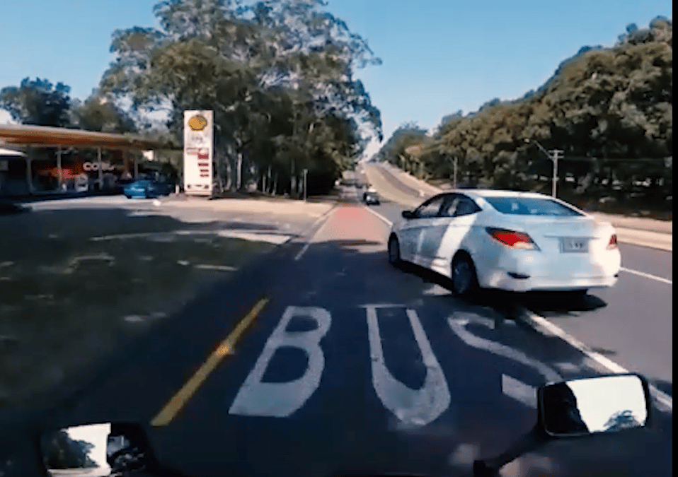 Safe System Snippet #142 Motorcyclists in the bus lane