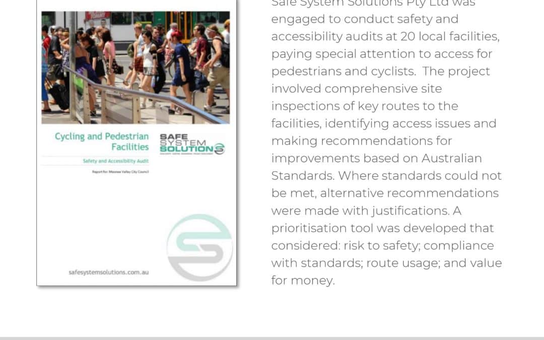 Cycling and Pedestrian Facilities Safety and Accessibility Audit