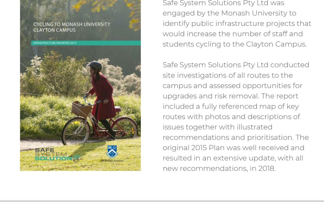 Monash University –Cycling Plan