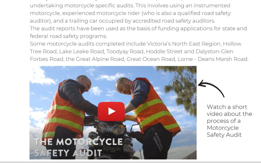 Motorcycle Road Safety Audits
