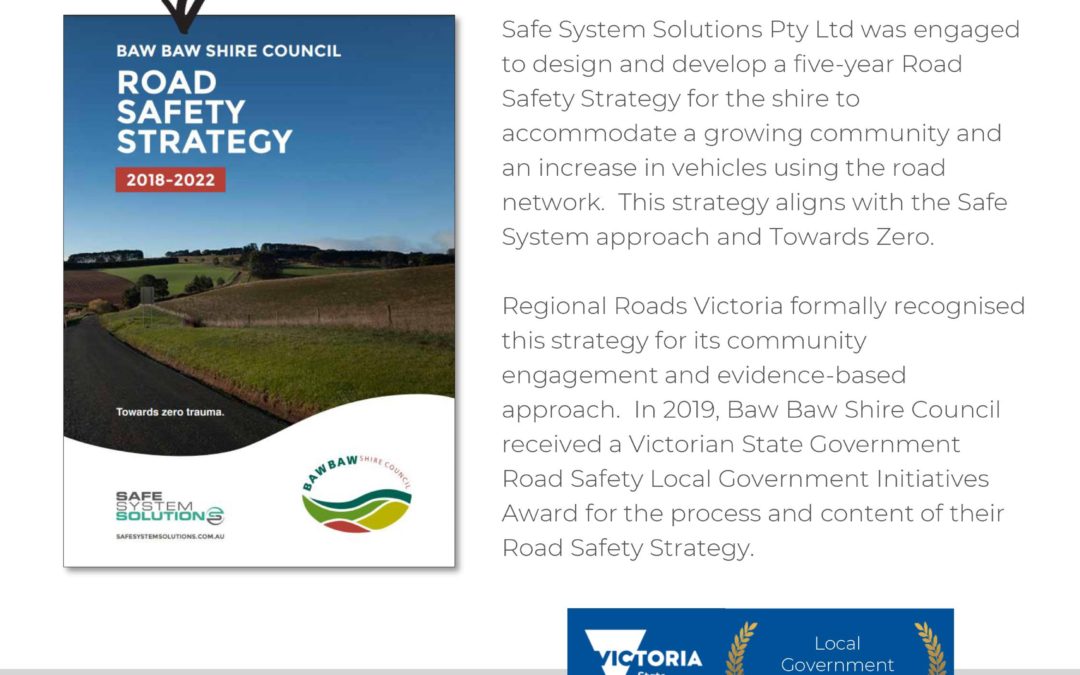 Road Safety Strategy Baw Baw Shire