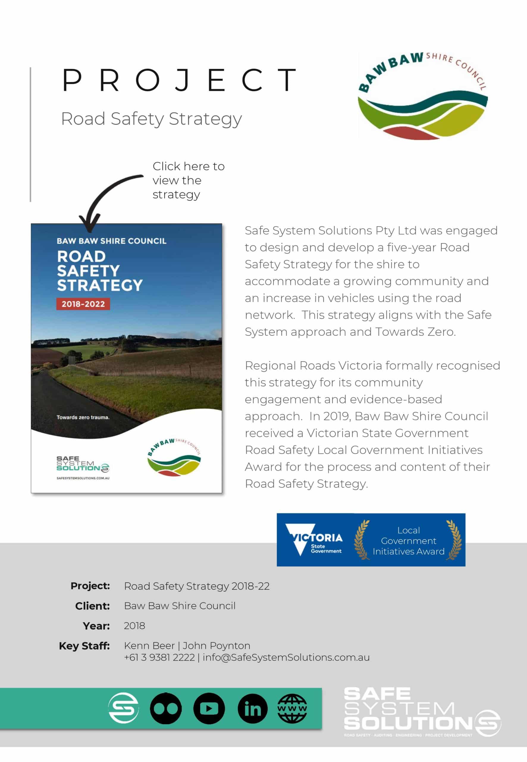 Road Safety Strategy Baw Baw Shire