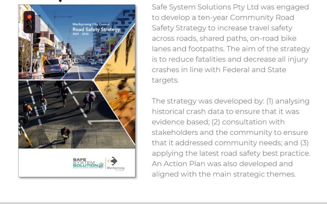 Road Safety Strategy Maribrynong