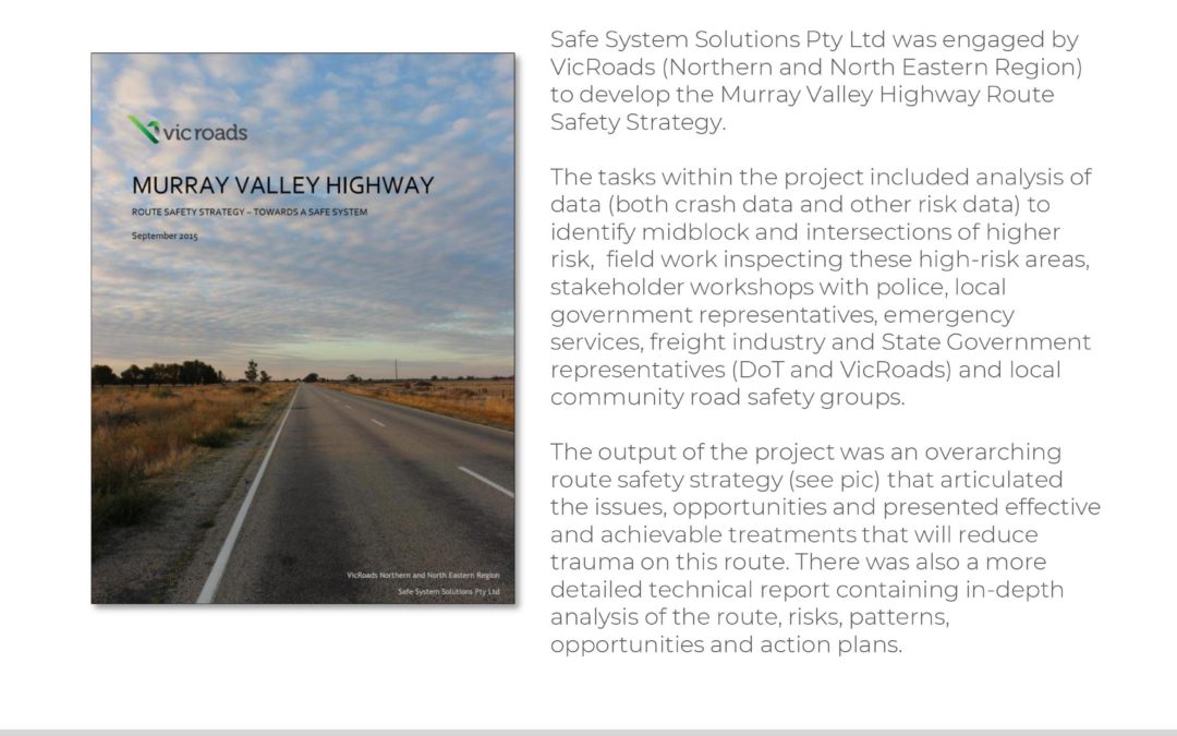 Murray Valley Highway Route Safety Strategy