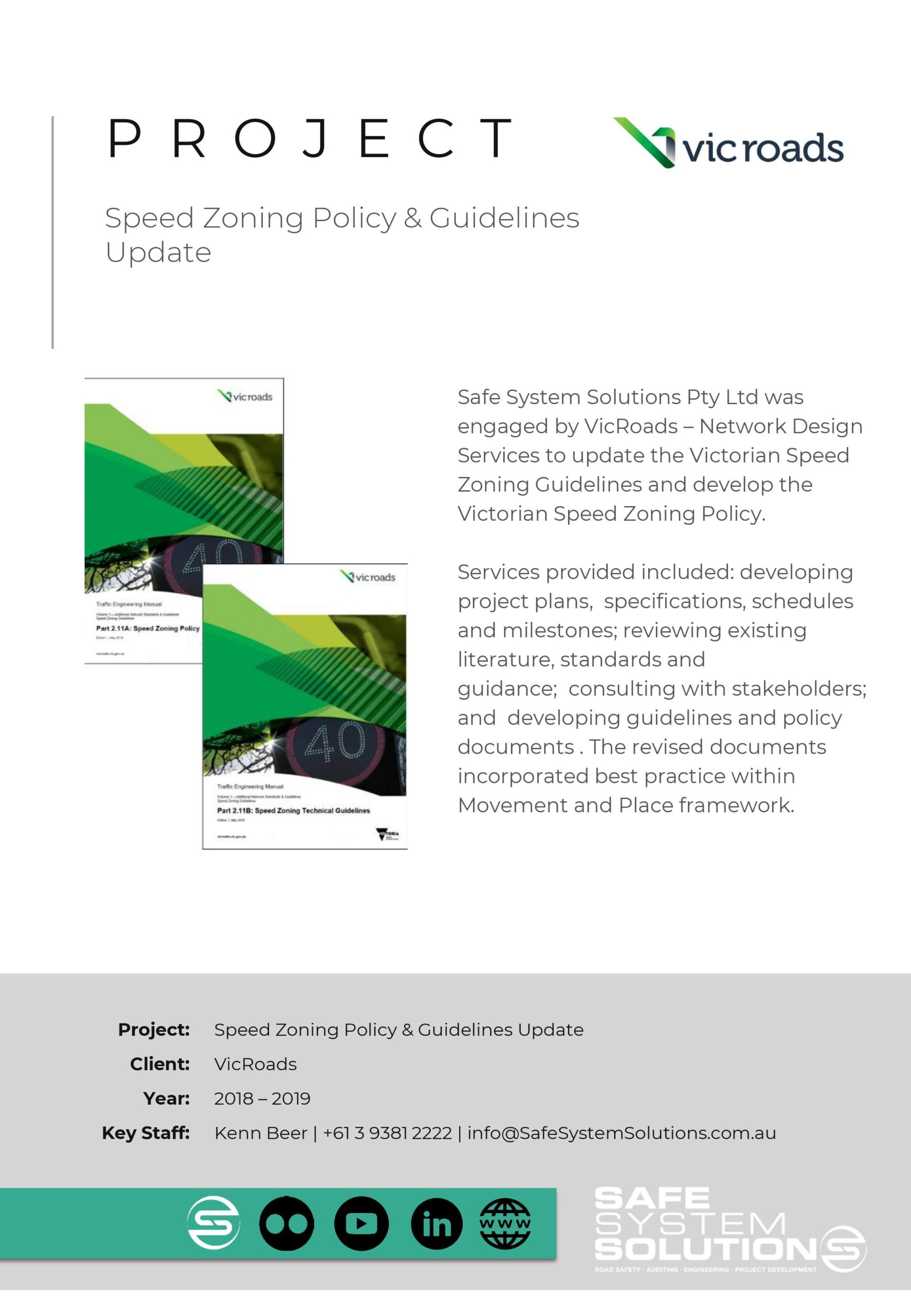 Speed Zoning Policy & Guidelines Update
