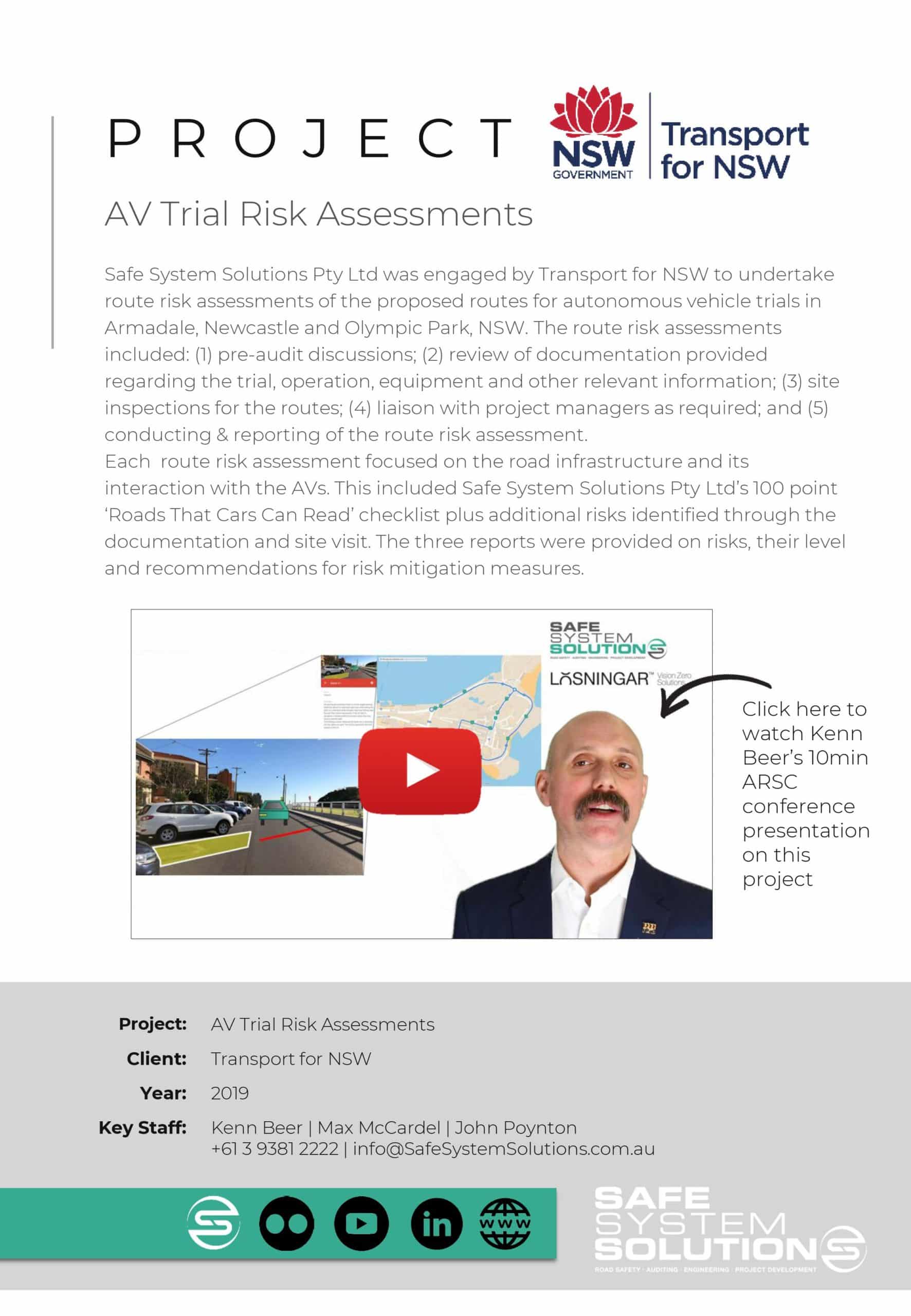 AV Trial Risk Assessments