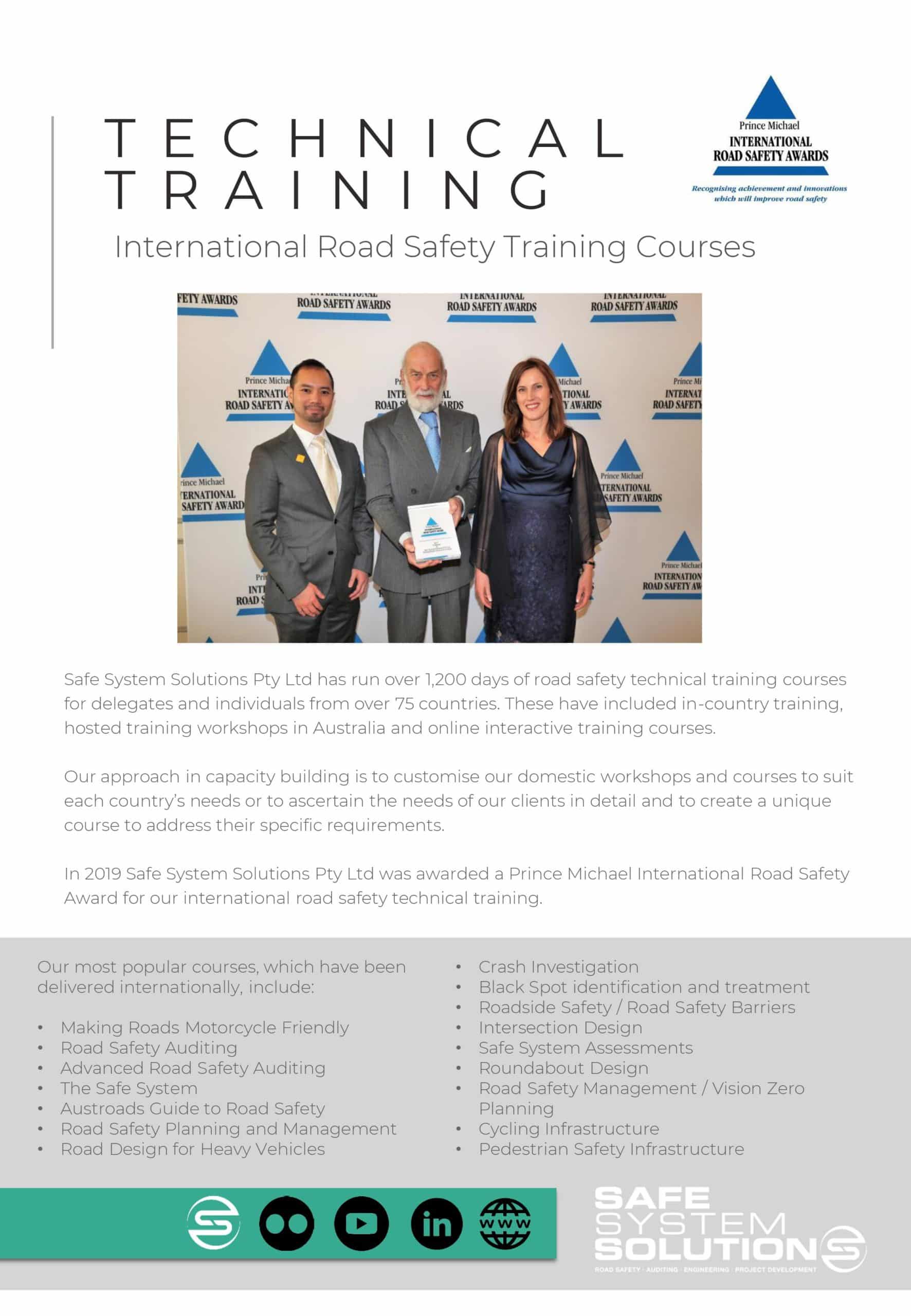 International Road Safety Training Courses