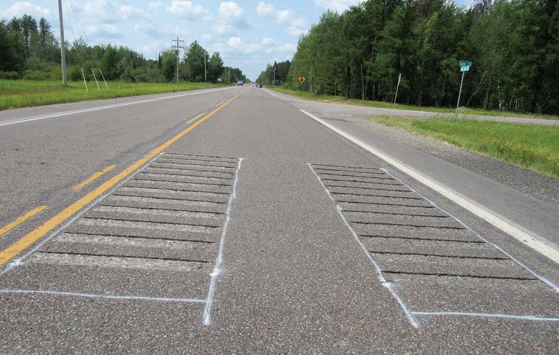Safe System Snippet: #250 Transverse rumble strips