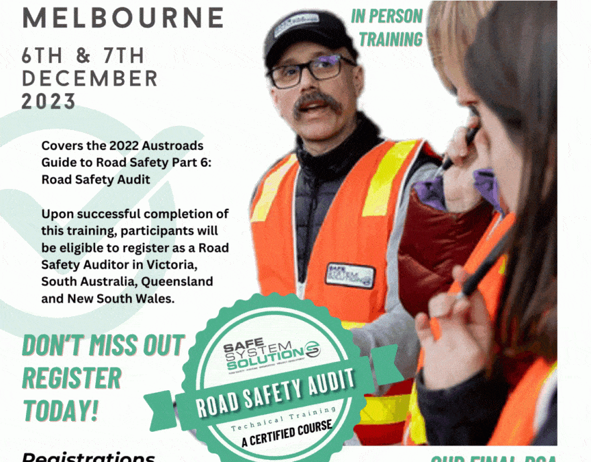 Road Safety Audit technical training course | Melbourne 6th & 7th December