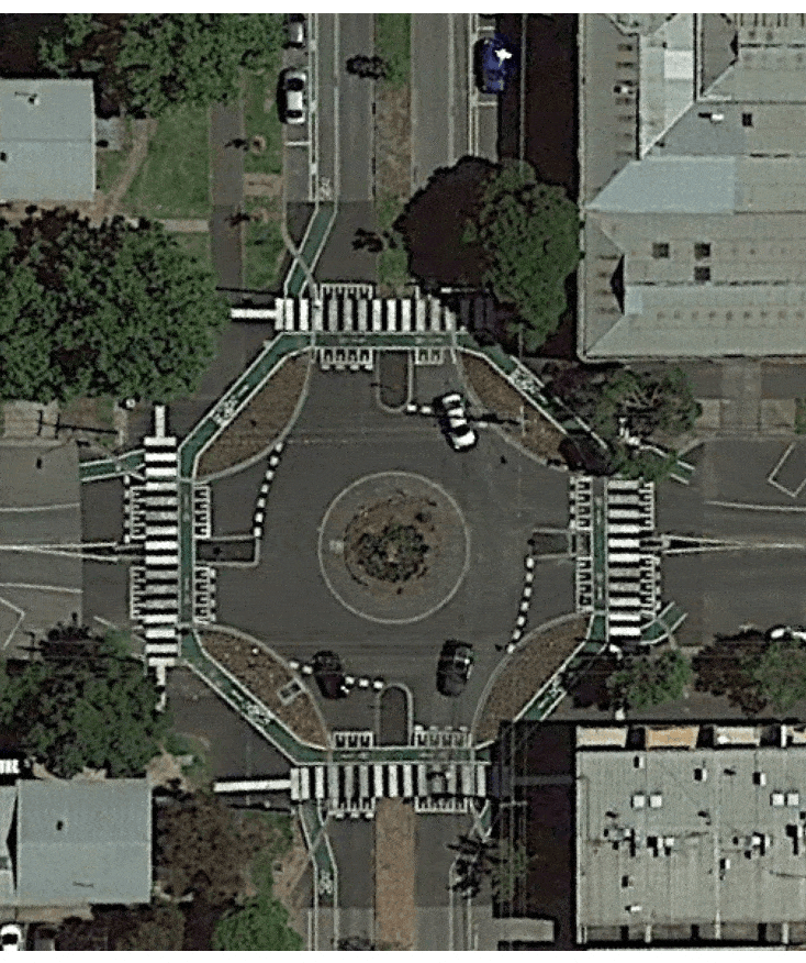 Safe System Snippet 328: Evaluation of pedestrian and cyclist friendly roundabout