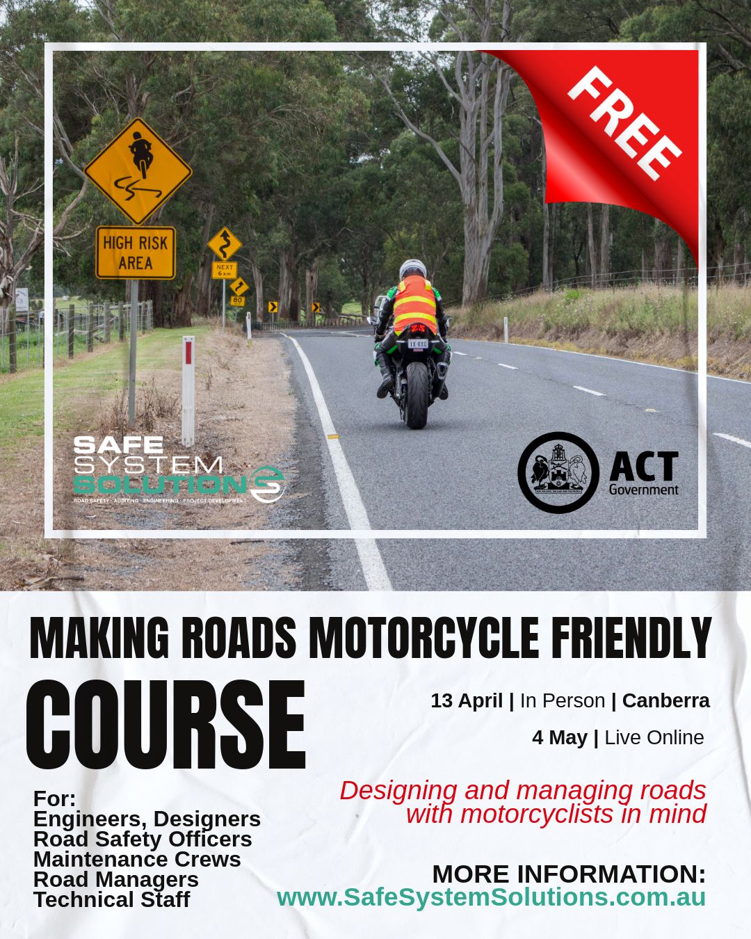 Making Roads Motorcycle Friendly Couse (ACT)