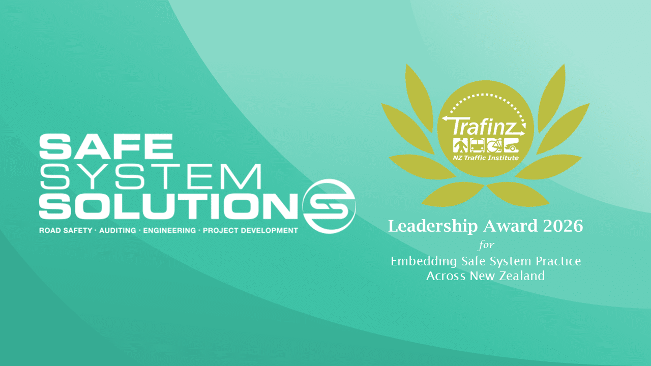 Trafinz National Road Safety Leadership Award Winner